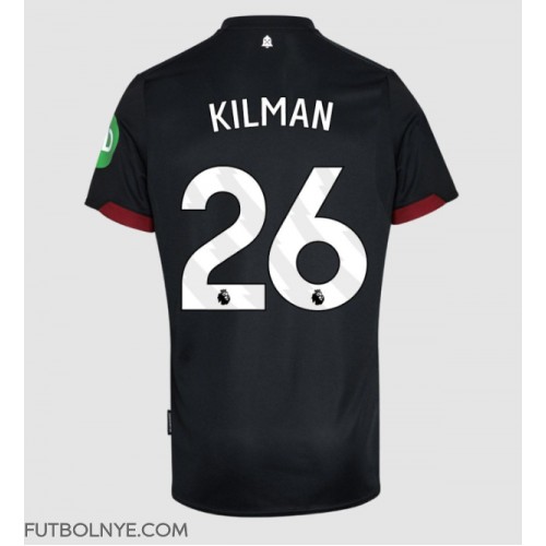 Camiseta West Ham United Max Kilman #26 Visitante Equipación 2024-25 manga corta